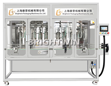 直線式全自動(dòng)伺服活塞缸液體/半流體灌裝機(jī)